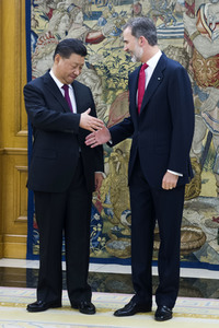 Empfang für Xi Jinping in Madrid