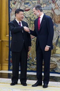 Empfang für Xi Jinping in Madrid