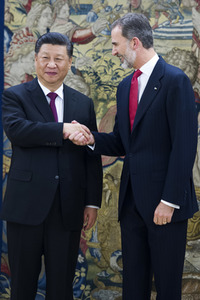 Empfang für Xi Jinping in Madrid