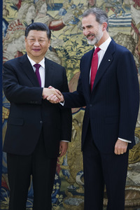 Empfang für Xi Jinping in Madrid