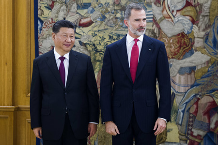 Empfang für Xi Jinping in Madrid