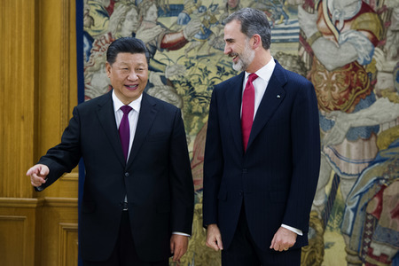 Empfang für Xi Jinping in Madrid