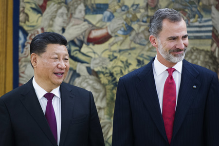 Empfang für Xi Jinping in Madrid