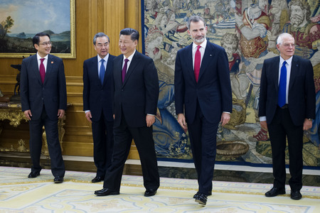 Empfang für Xi Jinping in Madrid