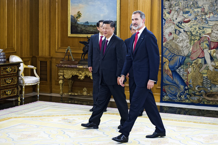 Empfang für Xi Jinping in Madrid