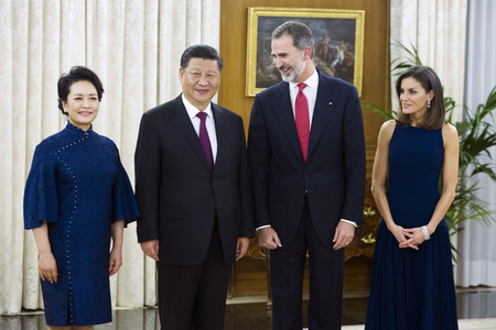 Empfang für Xi Jinping in Madrid
