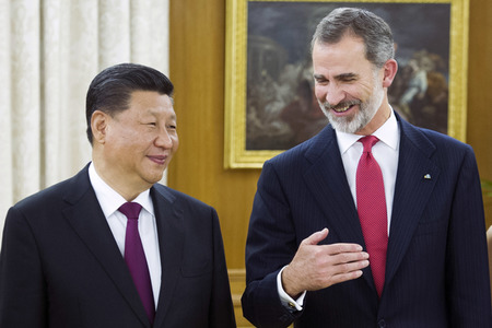 Empfang für Xi Jinping in Madrid