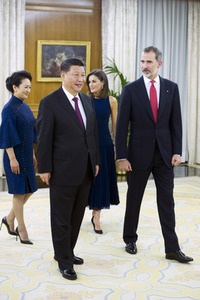 Empfang für Xi Jinping in Madrid