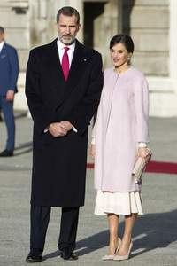 Offizielle Begrüßung von Xi Jinping in Madrid