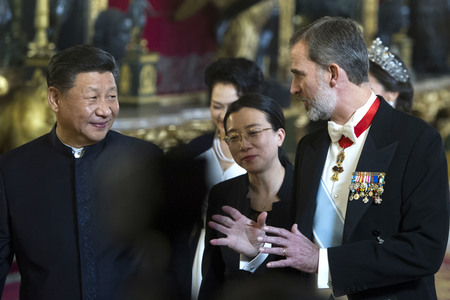Gala Dinner für Xi Jinping in Madrid