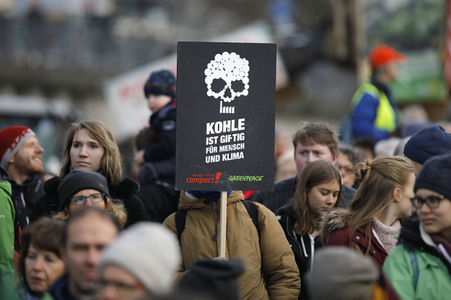 Demonstration 'Kohle stoppen - Klimaschutz jetzt!' in Köln