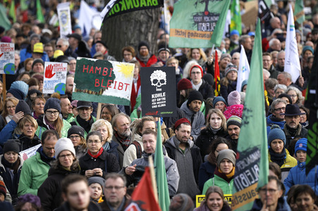 Demonstration 'Kohle stoppen - Klimaschutz jetzt!' in Köln