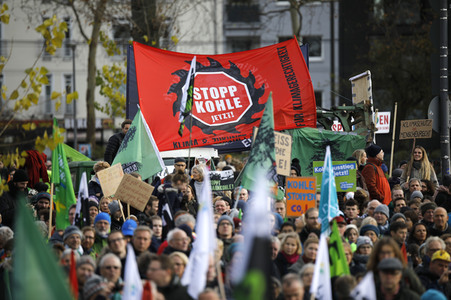 Demonstration 'Kohle stoppen - Klimaschutz jetzt!' in Köln