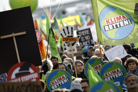 Demonstration 'Kohle stoppen - Klimaschutz jetzt!' in Köln