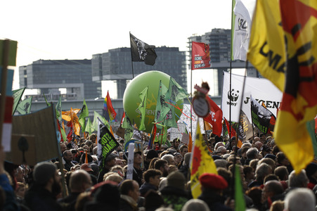 Demonstration 'Kohle stoppen - Klimaschutz jetzt!' in Köln