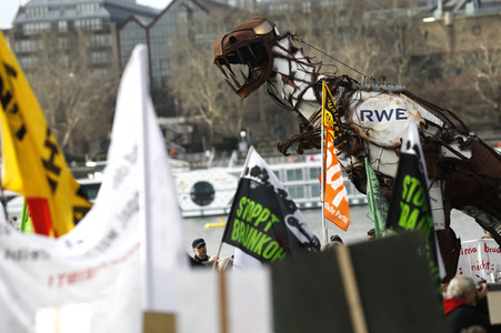 Demonstration 'Kohle stoppen - Klimaschutz jetzt!' in Köln