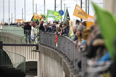 Demonstration 'Kohle stoppen - Klimaschutz jetzt!' in Köln
