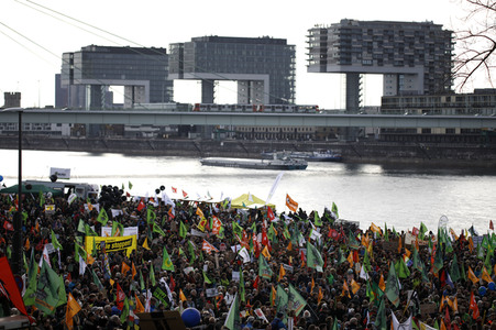 Demonstration 'Kohle stoppen - Klimaschutz jetzt!' in Köln
