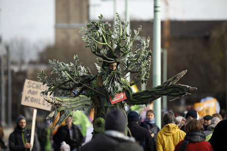Demonstration 'Kohle stoppen - Klimaschutz jetzt!' in Köln