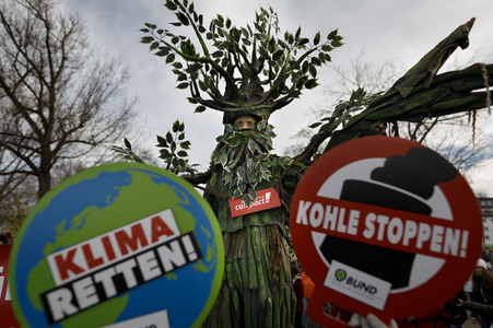 Demonstration 'Kohle stoppen - Klimaschutz jetzt!' in Köln