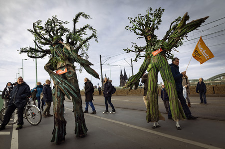 Demonstration 'Kohle stoppen - Klimaschutz jetzt!' in Köln