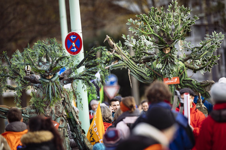 Demonstration 'Kohle stoppen - Klimaschutz jetzt!' in Köln