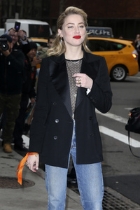 Amber Heard in der Talkshow 'Build Series' in New York