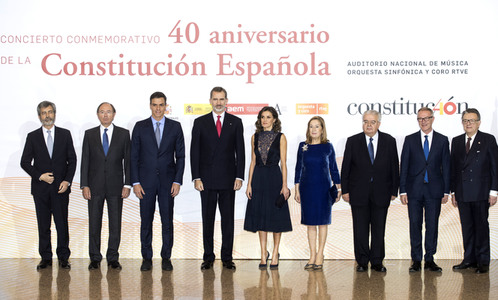 Gedenkkonzert zum 40. Jahrestag der spanischen Verfassung in Madrid