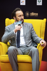 Pressekonferenz mit Nicholas Cage auf dem International Film Festival & Awards Macao 2018