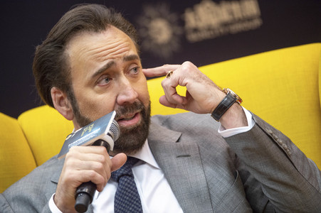 Pressekonferenz mit Nicholas Cage auf dem International Film Festival & Awards Macao 2018