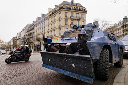 Gelbwesten-Protest in Paris