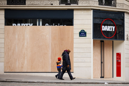 Gelbwesten-Protest in Paris