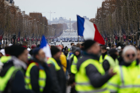 Gelbwesten-Protest in Paris