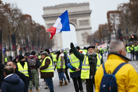 Gelbwesten-Protest in Paris