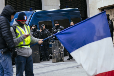 Gelbwesten-Protest in Paris