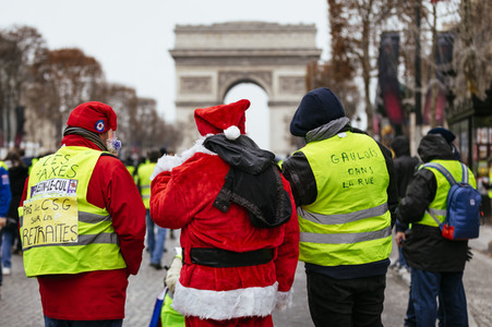 Gelbwesten-Protest in Paris