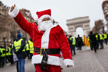 Gelbwesten-Protest in Paris