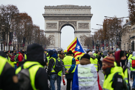 Gelbwesten-Protest in Paris