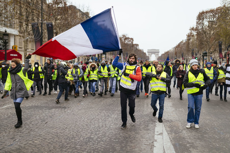 Gelbwesten-Protest in Paris