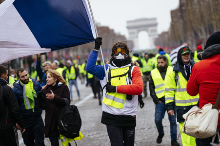 Gelbwesten-Protest in Paris