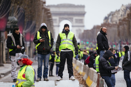 Gelbwesten-Protest in Paris
