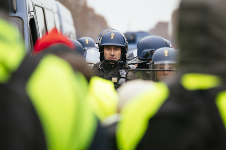 Gelbwesten-Protest in Paris