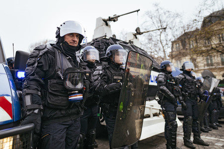 Gelbwesten-Protest in Paris