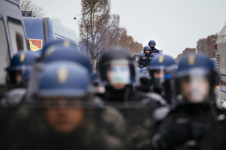 Gelbwesten-Protest in Paris