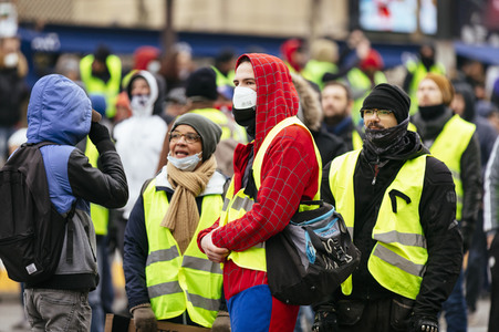 Gelbwesten-Protest in Paris