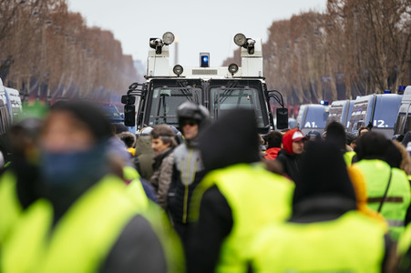 Gelbwesten-Protest in Paris