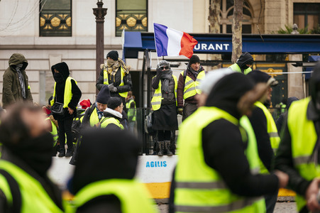 Gelbwesten-Protest in Paris