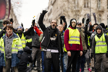Gelbwesten-Protest in Paris