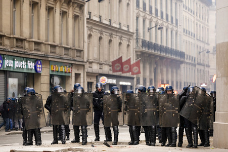Gelbwesten-Protest in Paris
