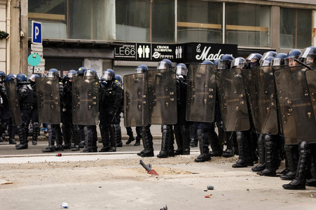 Gelbwesten-Protest in Paris
